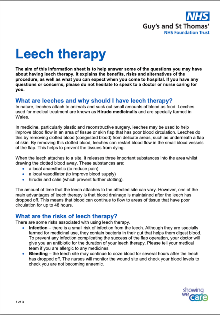 Leech Therapy Centre UK|About Leech Therapy