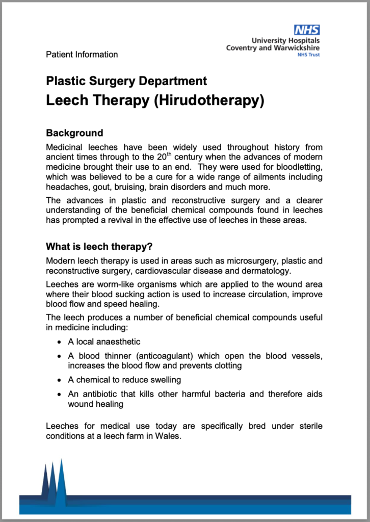 Leech Therapy Centre UK|About Leech Therapy
