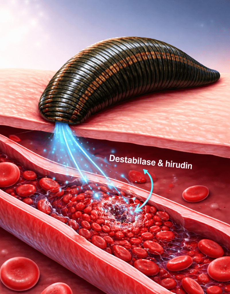 leech therapy for blood clots